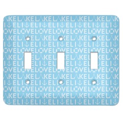 Live Love Lake Light Switch Cover (3 Toggle Plate)