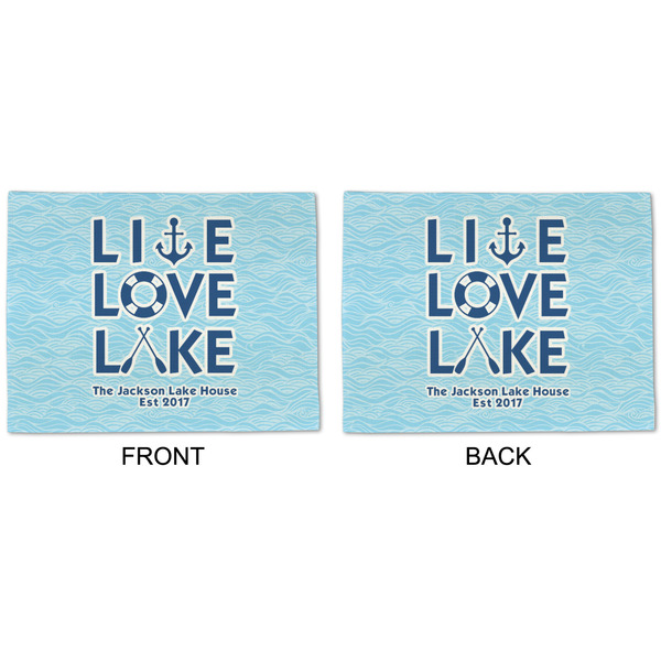 Live Love Lake Linen Placemat - APPROVAL (double sided)