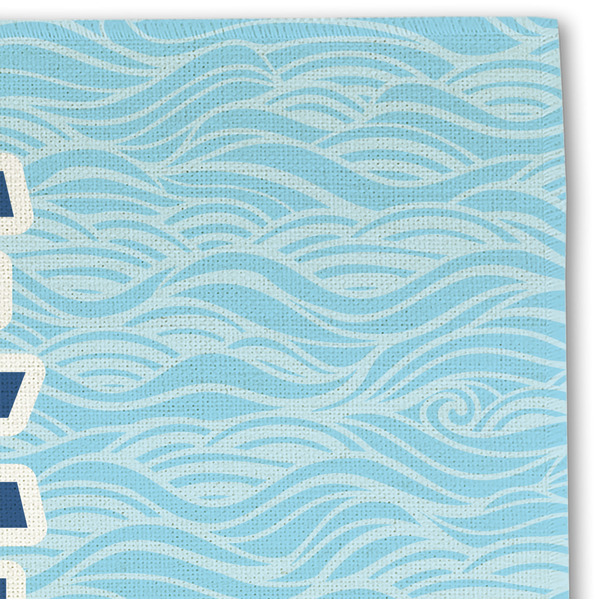 Live Love Lake Linen Placemat - DETAIL