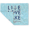 Live Love Lake Linen Placemat - Folded Corner (double side)