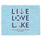 Live Love Lake Linen Placemat - Front