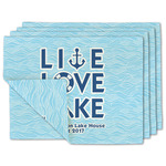 Live Love Lake Linen Placemat w/ Name or Text