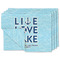 Live Love Lake Linen Placemat - MAIN Set of 4 (double sided)