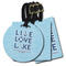 Live Love Lake Luggage Tags - 3 Shapes Availabel