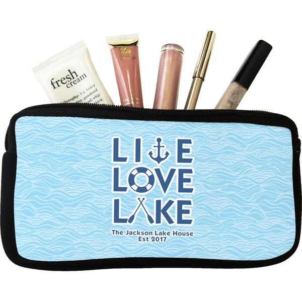 Custom Live Love Lake Makeup / Cosmetic Bag (Personalized)