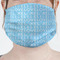 Live Love Lake Mask - Pleated (new) Front View on Girl