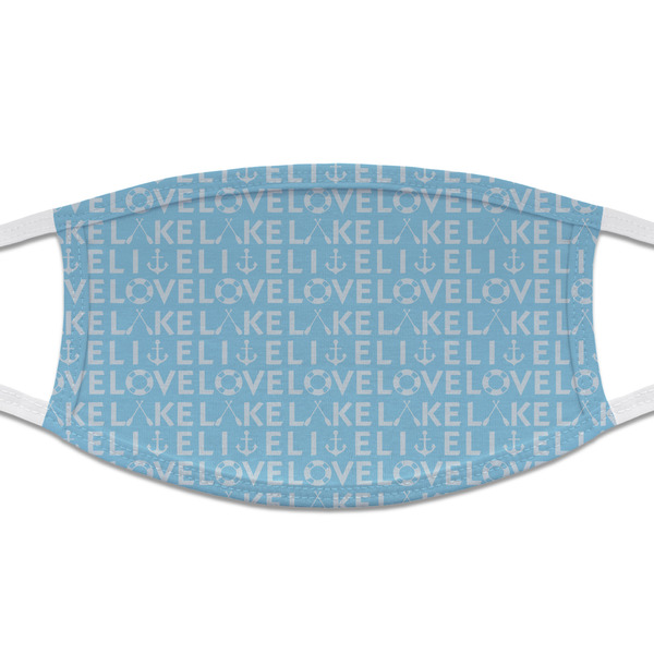 Custom Live Love Lake Cloth Face Mask (T-Shirt Fabric)