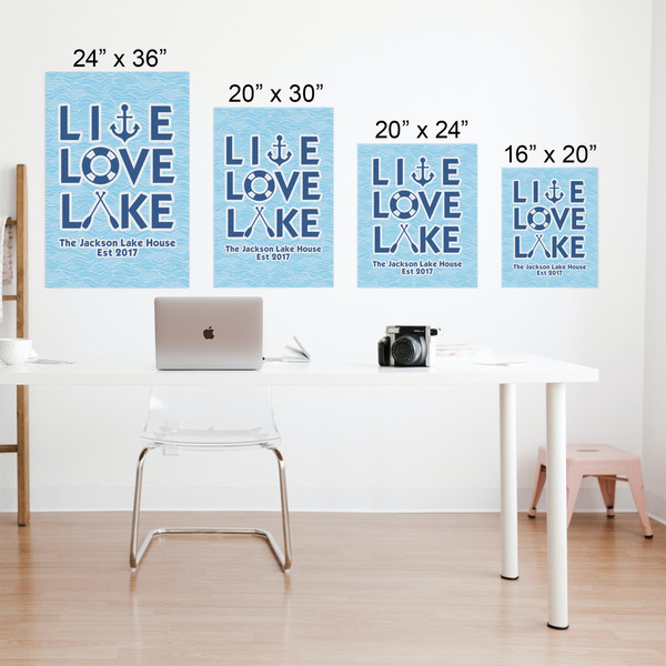 Live Love Lake Matte Poster - Sizes