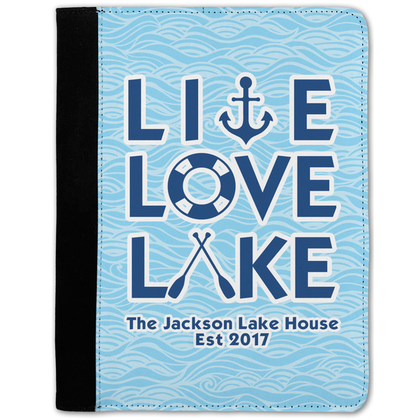 Custom Live Love Lake Notebook Padfolio w/ Name or Text