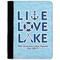 Live Love Lake Medium Padfolio - FRONT