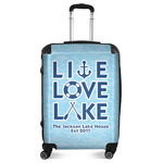 Live Love Lake Suitcase - 24" Medium - Checked (Personalized)