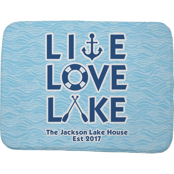 Live Love Lake Memory Foam Bath Mat 48 X 36