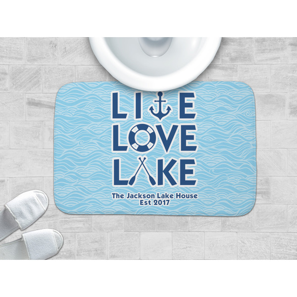 Live Love Lake Memory Foam Bath Mat - LIFESTYLE 34x21