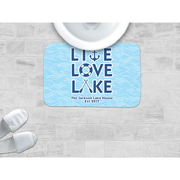 Live Love Lake Memory Foam Bath Mat - LIFESTYLE