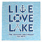 Live Love Lake Microfiber Dish Towel (Personalized)