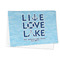 Live Love Lake Microfiber Dish Towel - FOLDED HALF