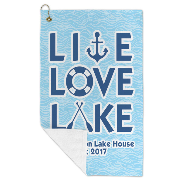Live Love Lake Microfiber Golf Towels - FOLD