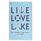 Live Love Lake Microfiber Golf Towel (Personalized)