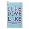 Live Love Lake Microfiber Golf Towels - Small - FRONT