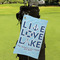 Live Love Lake Microfiber Golf Towels - Small - LIFESTYLE