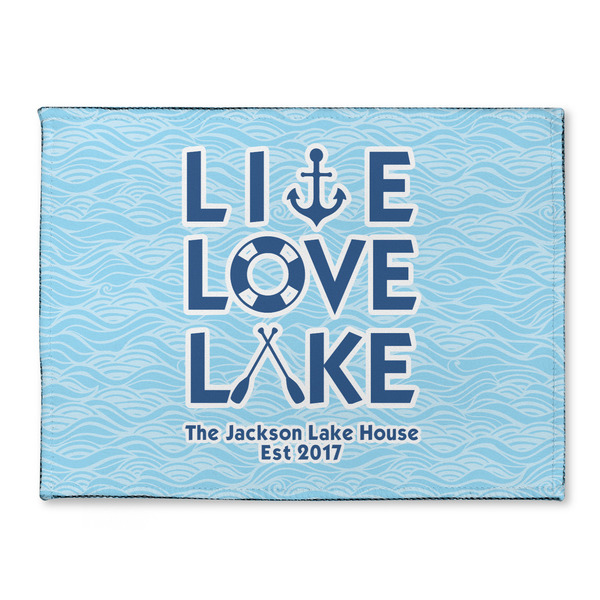 Custom Live Love Lake Microfiber Screen Cleaner (Personalized)
