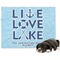 Live Love Lake Microfleece Dog Blanket - Large