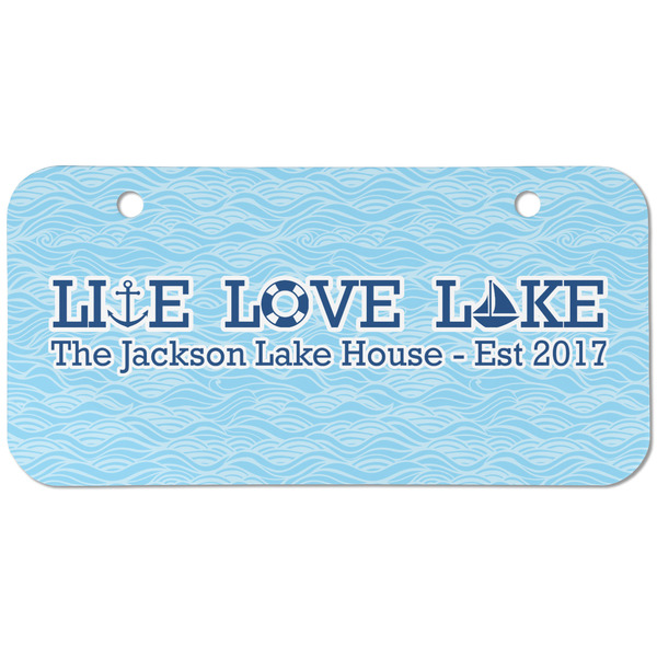 Live Love Lake Mini Bicycle License Plate - Two Holes
