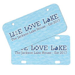 Live Love Lake Mini/Bicycle License Plate (Personalized)