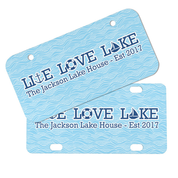 Live Love Lake Mini License Plates - MAIN (4 and 2 Holes)