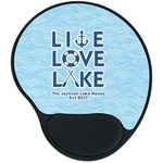Live Love Lake Mouse Pad with Wrist Support