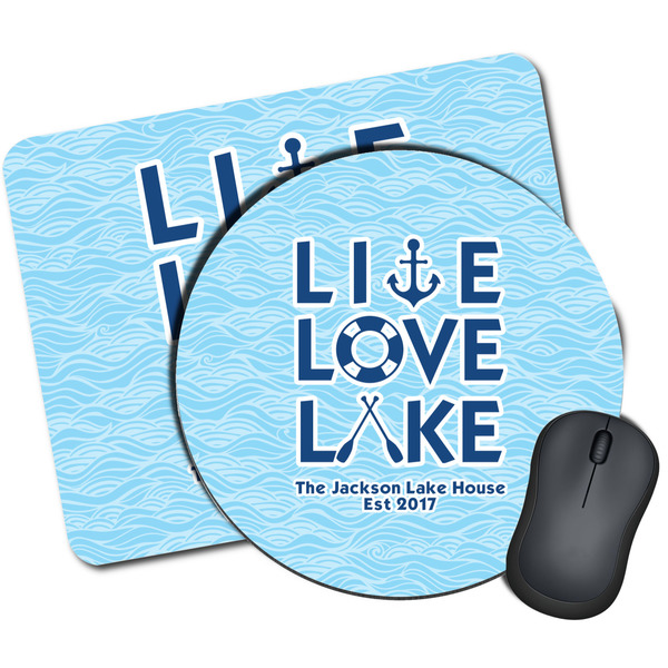 Custom Live Love Lake Mouse Pad (Personalized)