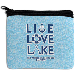 Live Love Lake Rectangular Coin Purse (Personalized)