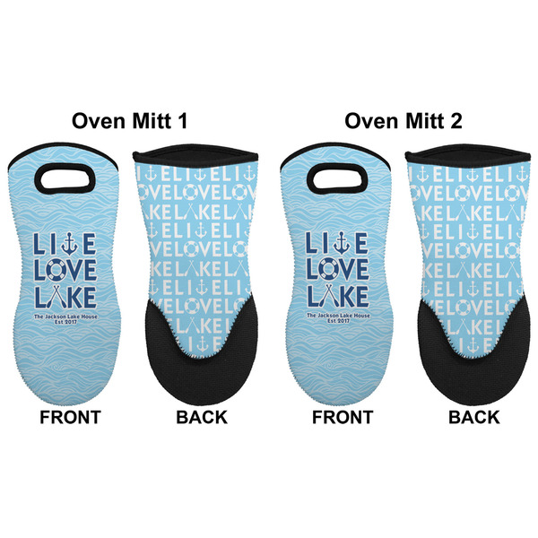 Live Love Lake Neoprene Oven Mitt - Set of 2 - Approval