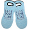 Live Love Lake Neoprene Oven Mitts - Set of 2 w/ Name or Text