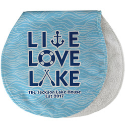 Live Love Lake Burp Pad - Velour w/ Name or Text