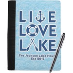 Live Love Lake Notebook Padfolio - Large w/ Name or Text