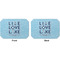 Live Love Lake Octagon Placemat - Double Print Front and Back