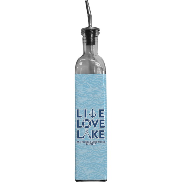 Custom Live Love Lake Oil Dispenser Bottle (Personalized)