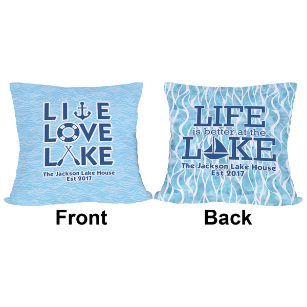 Live Love Lake Outdoor Pillow - 16x16