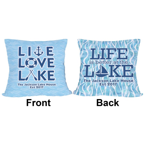 Live Love Lake Outdoor Pillow - 18x18
