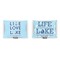Live Love Lake Outdoor Rectangular Throw Pillow (Front and Back)