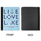 Live Love Lake Padfolio Clipboards - Large - APPROVAL
