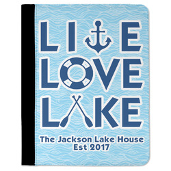 Live Love Lake Padfolio Clipboard - Large (Personalized)