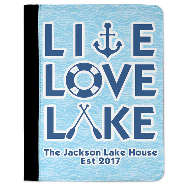 Custom Live Love Lake Padfolio Clipboard - Large (Personalized)