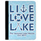 Live Love Lake Padfolio Clipboards - Large - FRONT