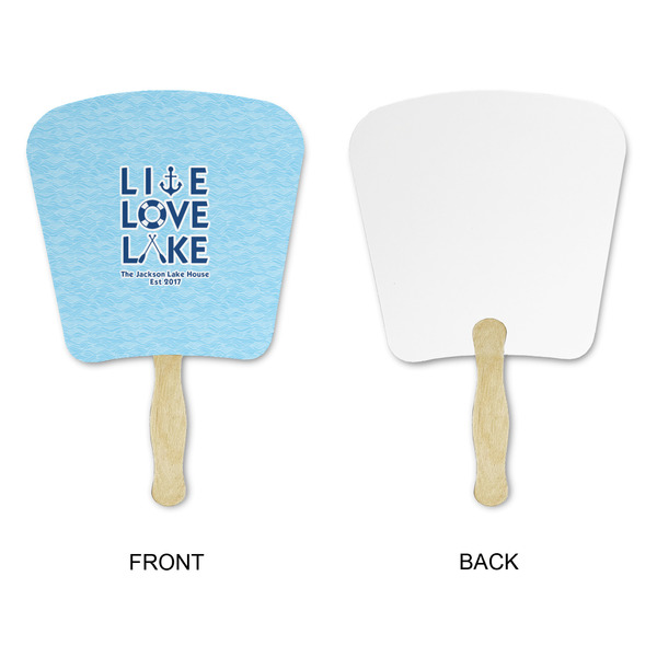 Live Love Lake Paper Fans - Approval