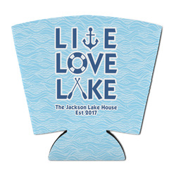 Live Love Lake Party Cup Sleeve - with Bottom (Personalized)