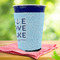 Live Love Lake Party Cup Sleeves - with bottom - Lifestyle