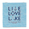 Live Love Lake Party Favor Gift Bag - Gloss - Front