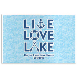 Live Love Lake Disposable Paper Placemats (Personalized)